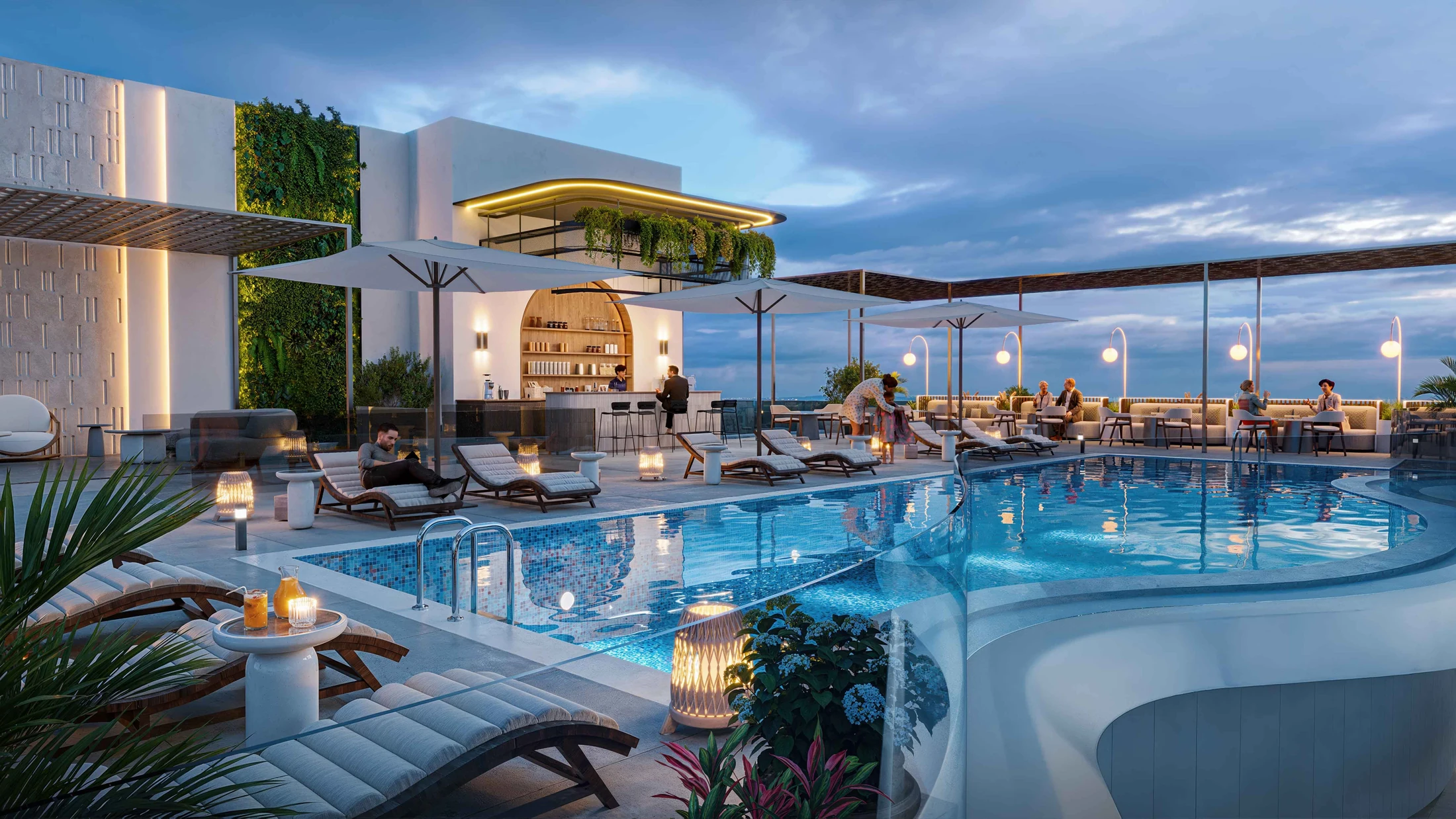 Orvessa Residences by Michel Adam — official architecture, interior or resident amenity view