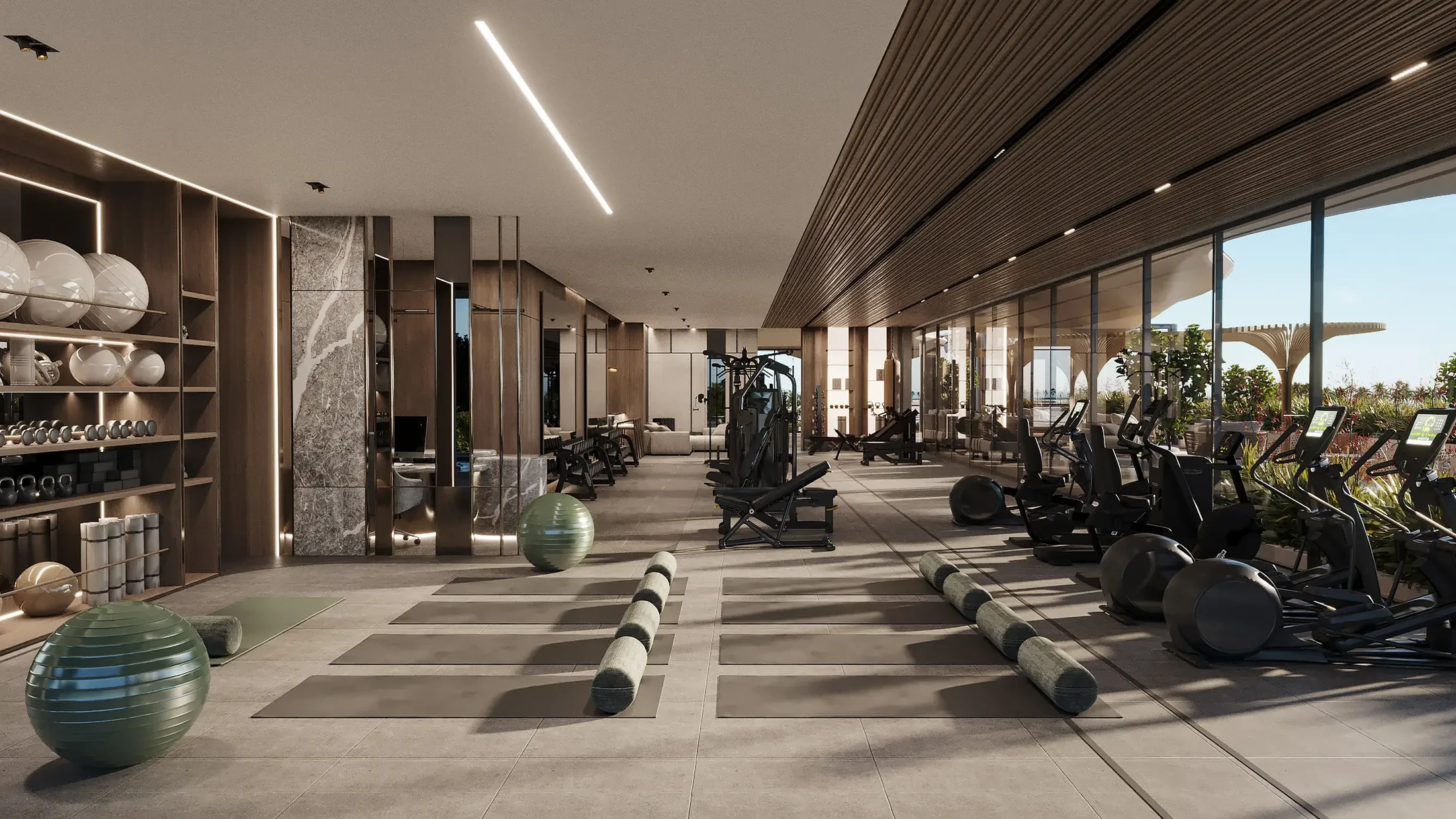 Agua Residences — vista interna — a Dubai Islands