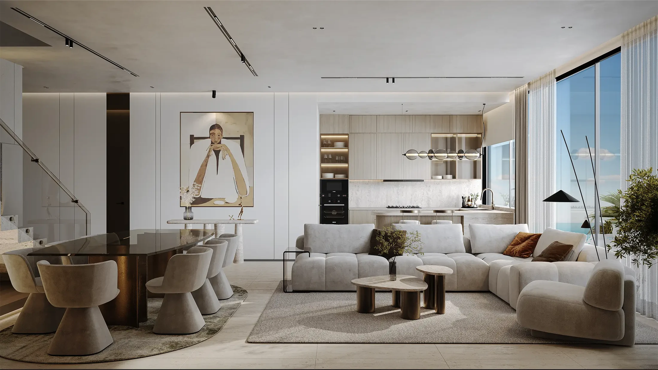 Agua Residences — vista interna — a Dubai Islands