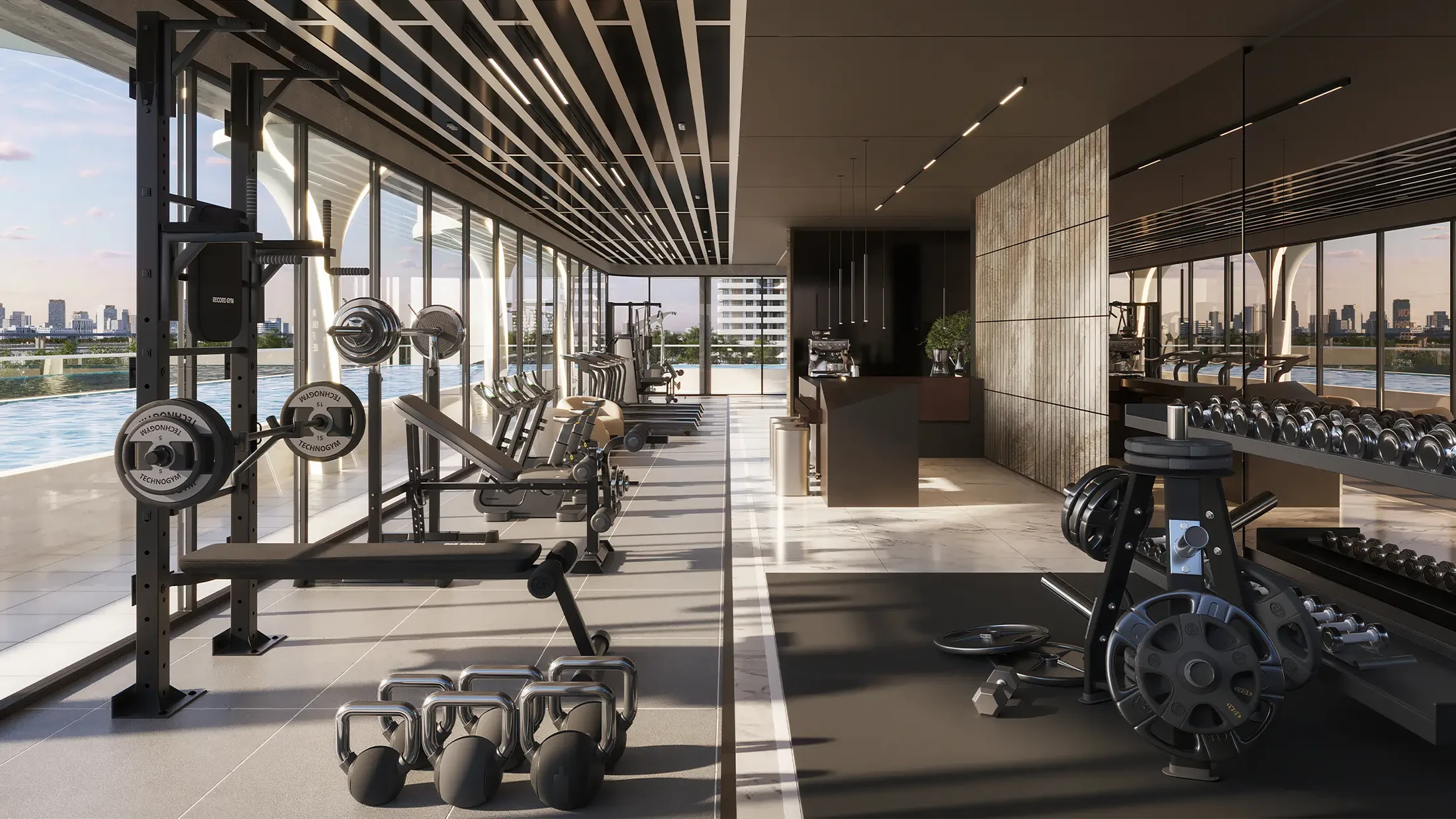 Arya Residences — official architecture, interior or resident amenity view