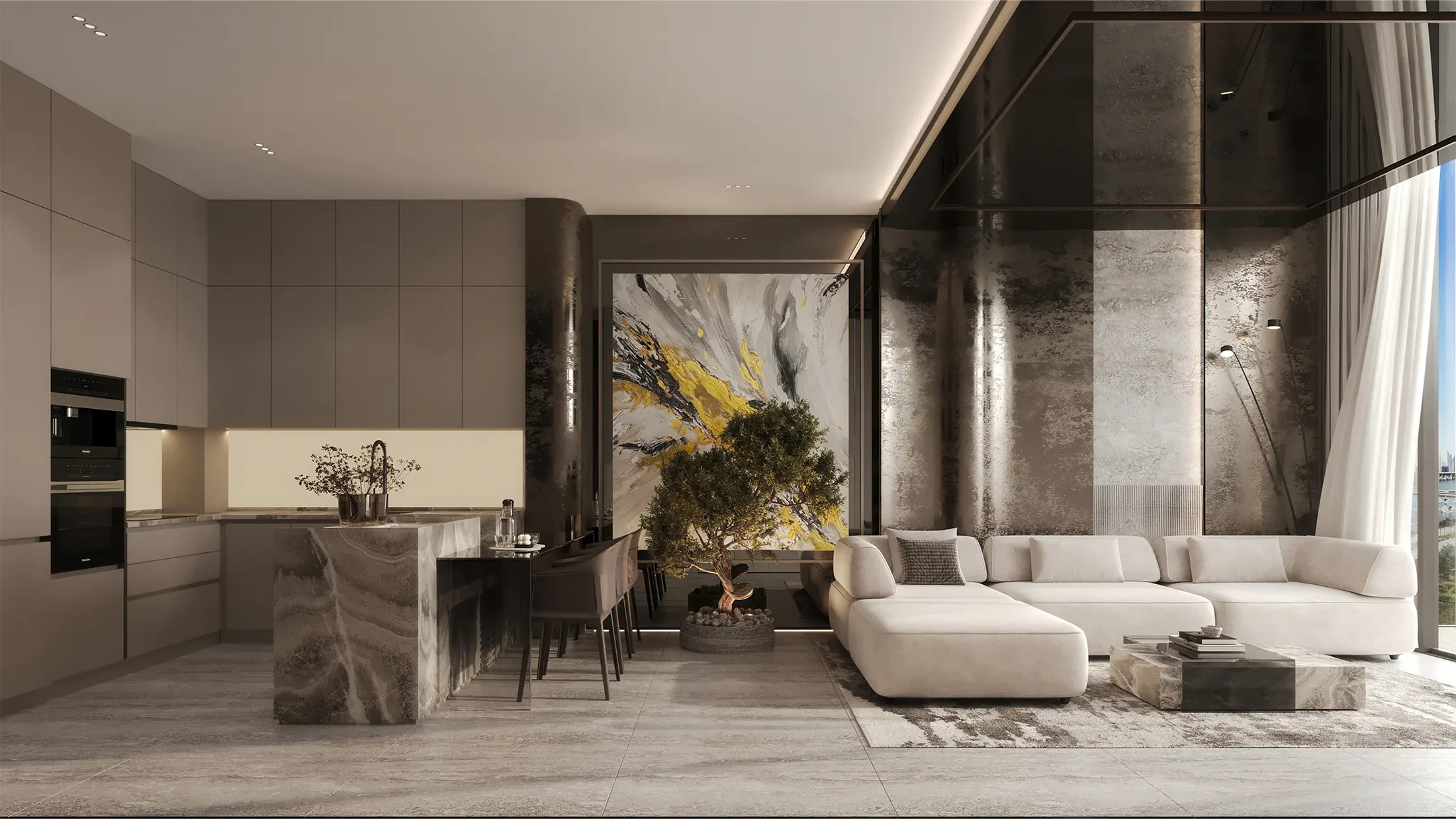 Arya Residences — official architecture, interior or resident amenity view