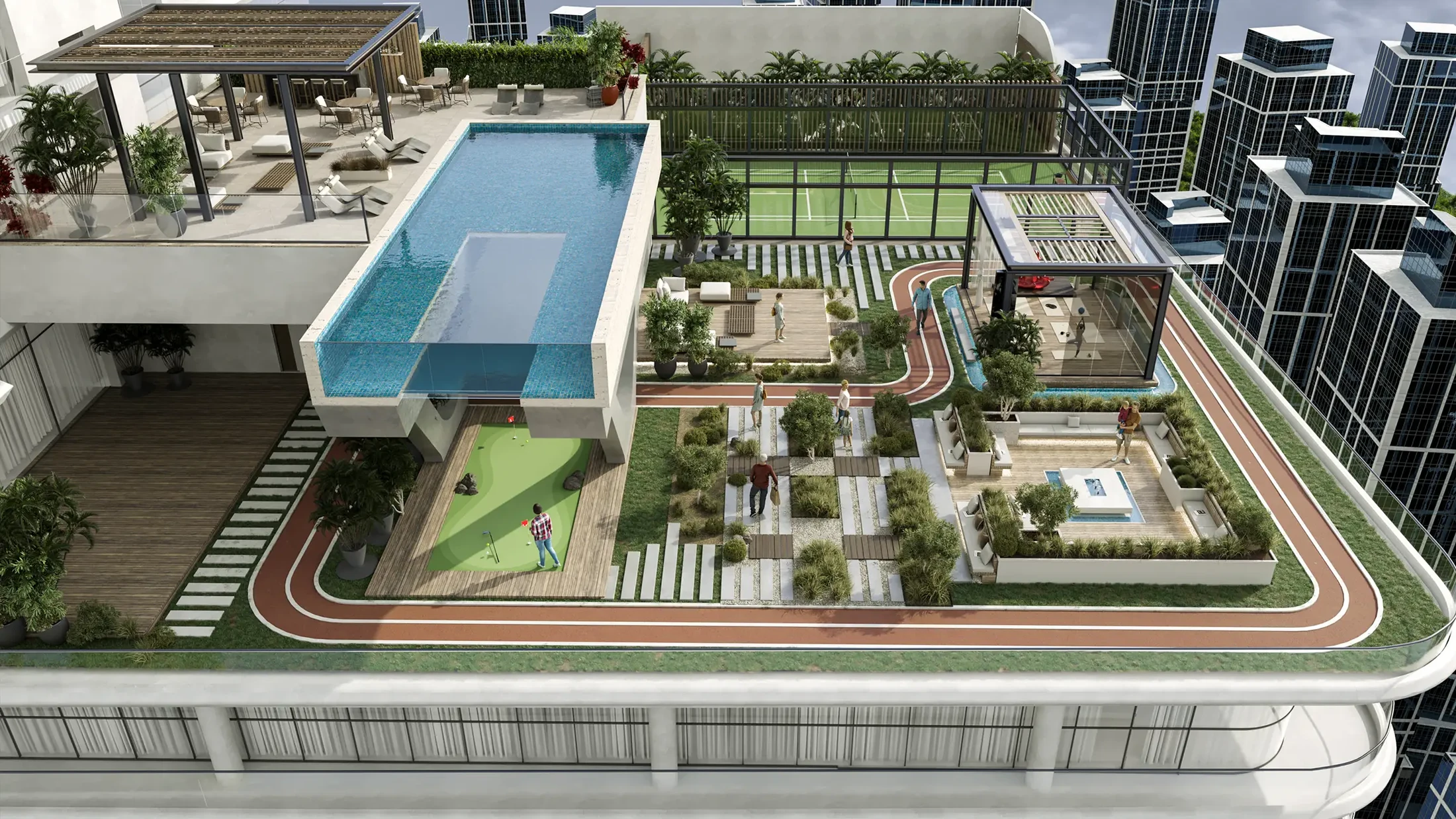 Aveline Residences — official architecture, interior or resident amenity view