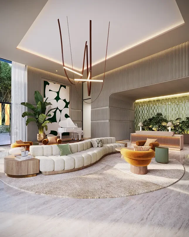 Vue officielle de hyde residences dubai hills