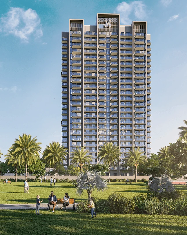 Vue officielle de hyde residences dubai hills
