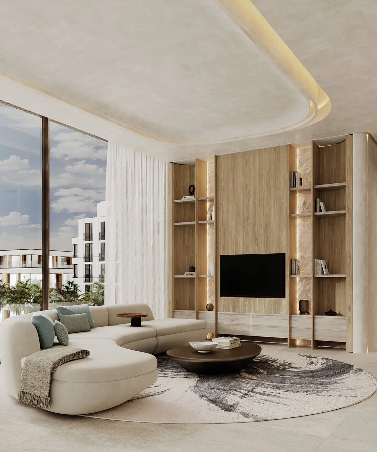 Helvetia Marine — Apartment living area