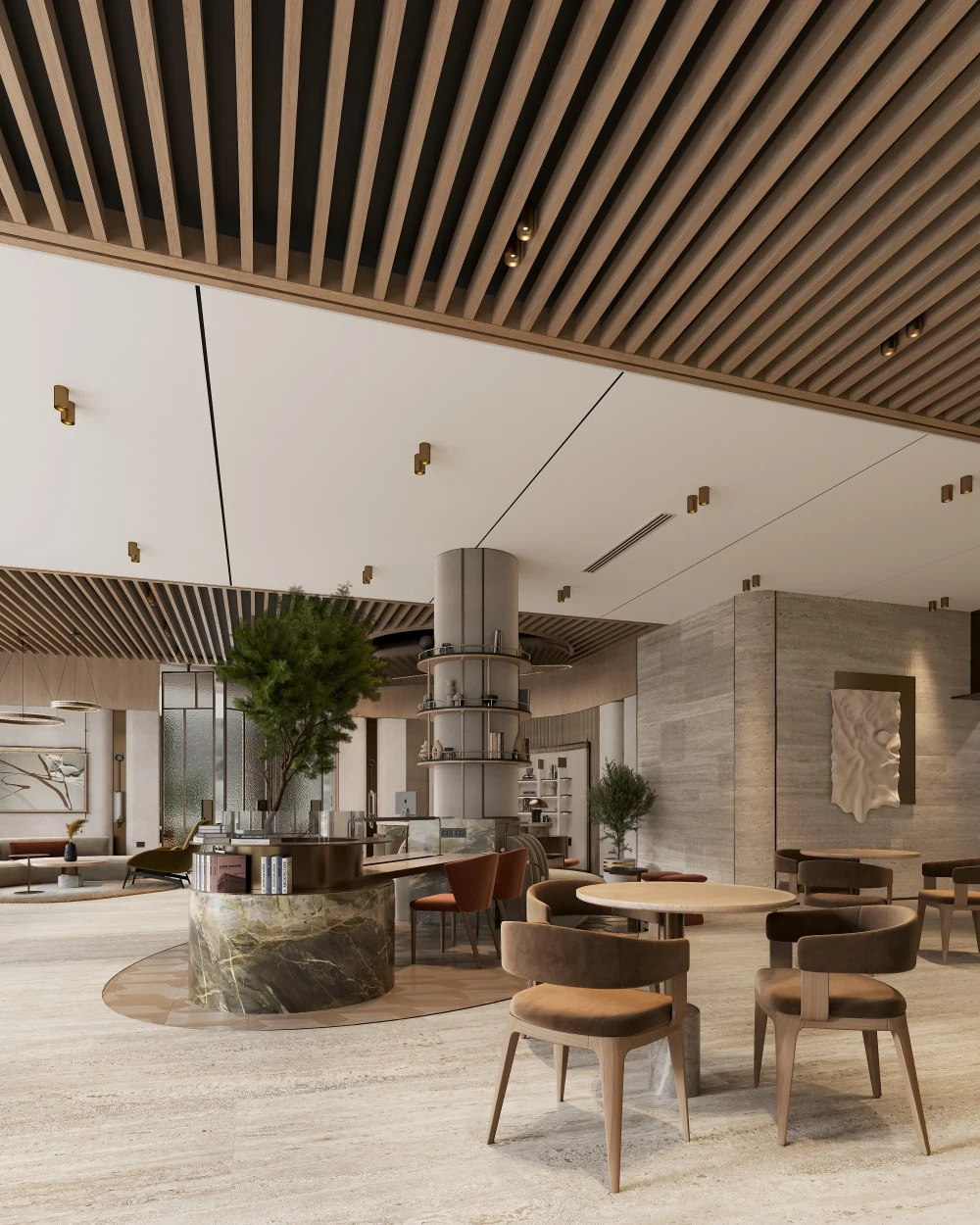 LIV Oceanside — official architecture, interior or resident amenity view