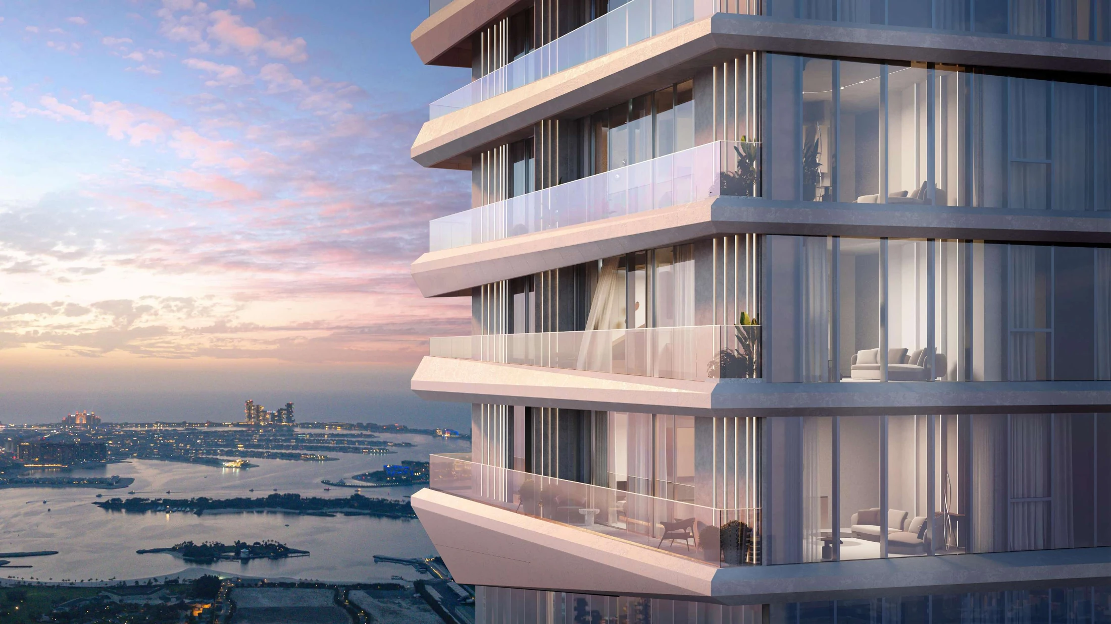 Architecture and balconies