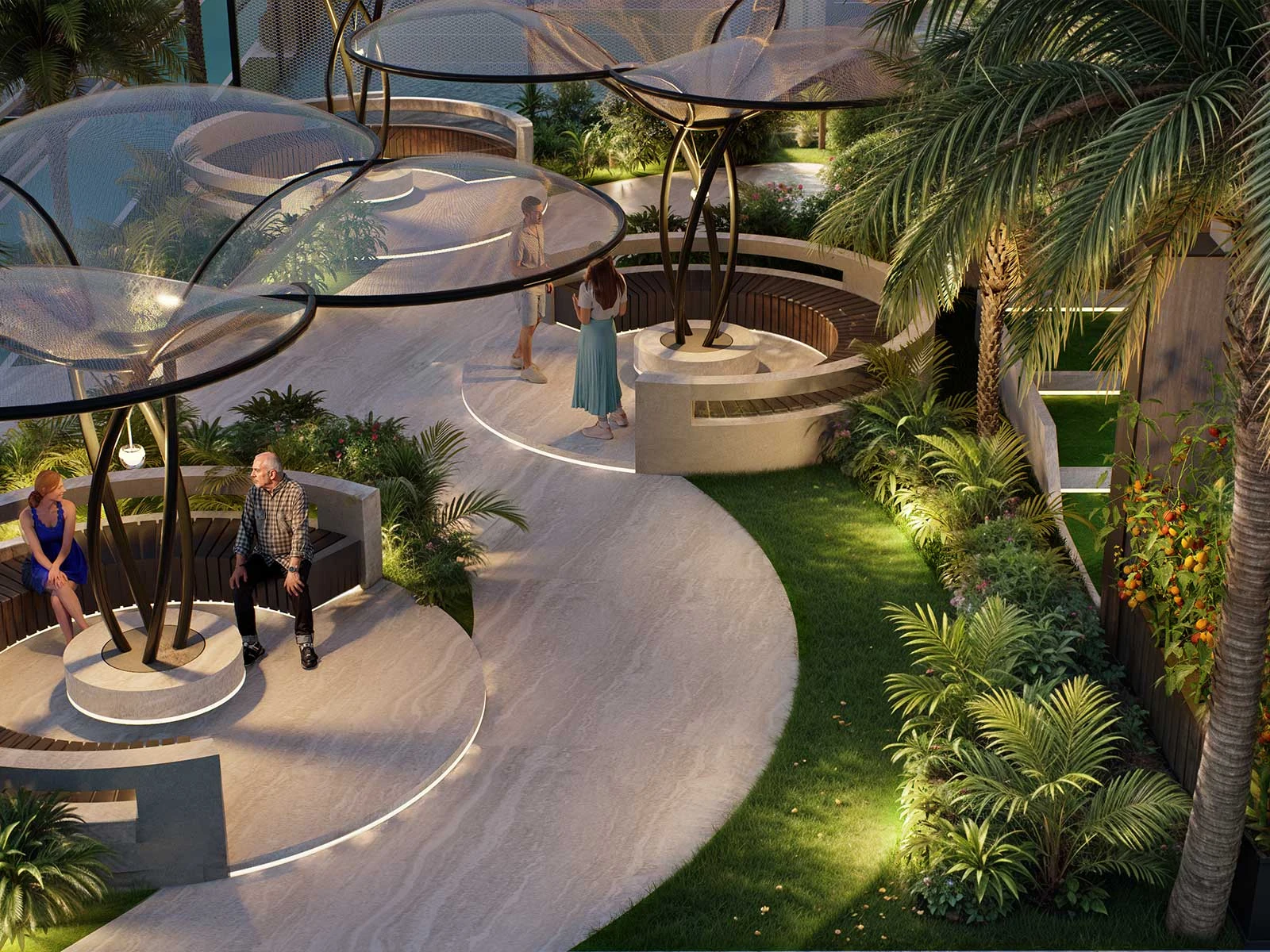 REEF 999 — Shaded Seating Area