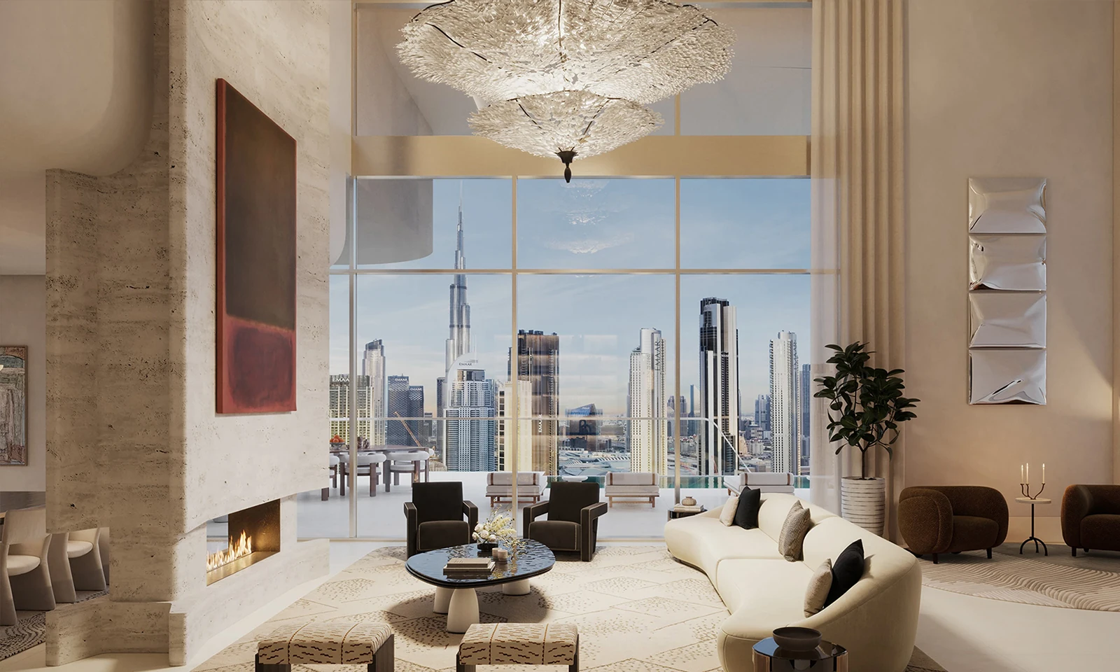 Regent Residences Dubai – Sankari Place — Living room interior