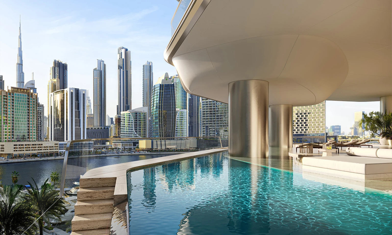 Regent Residences Dubai – Sankari Place — Amenity podium pool