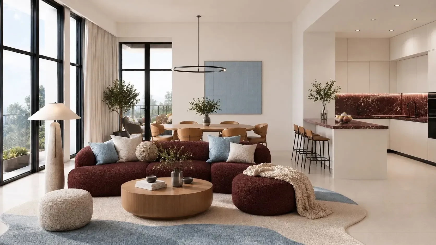 Valore by SRG — Living and dining interior