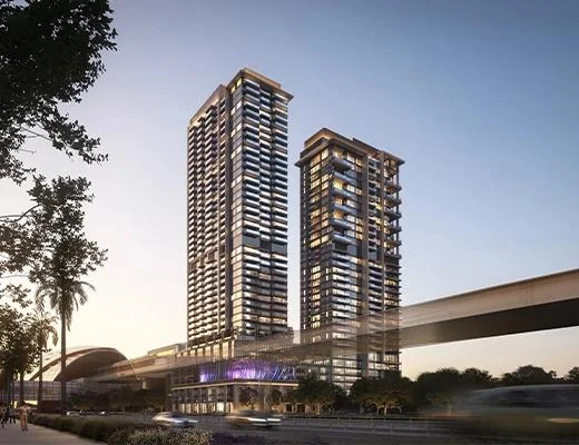 Exterior of Avenue Park Towers II in Wasl 1
