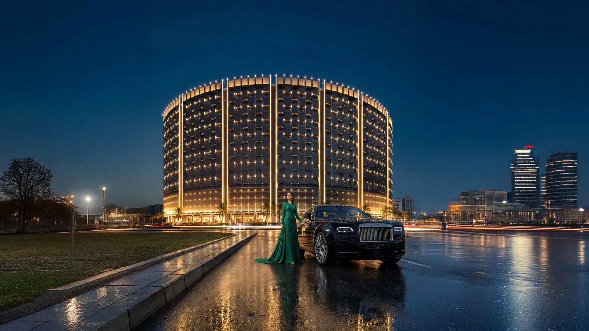 Binghatti Wraith — exterior architectural rendering