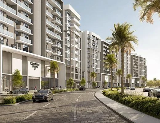 Landscaped frontage of Boulevard Living