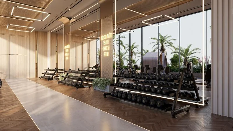 Gym at SAMANA Business Hub