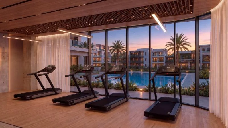 Fitness room at SAMANA Portside